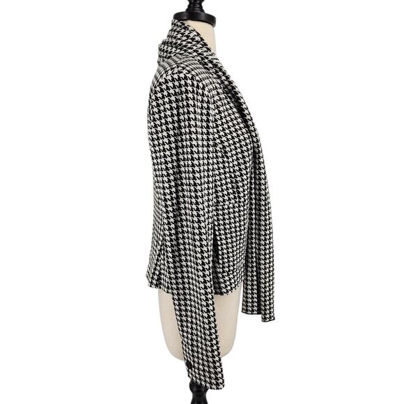 CAbi 3904 Houndstooth Jacket Black and White With Pockets Size Medium - Picture 6 of 8